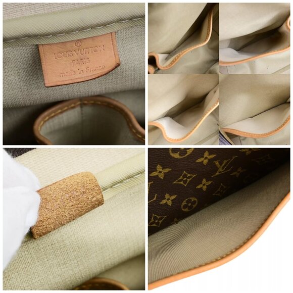 AUTHENTICITY GUARANTEED LOUIS VUITTON LV Logo Deauville Hand Bag Monogram - Picture 15 of 15